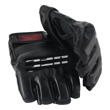 Ferocious Black MMA Half-Finger Gloves Muay Thai